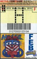 February 2010 monthly ticket