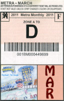 March 2011 monthly ticket