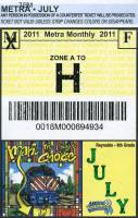 July 2011 monthly ticket