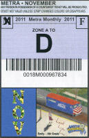 November 2011 monthly ticket