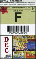 December 2011 monthly ticket
