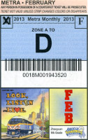 February 2013 monthly ticket