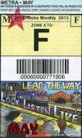 May 2013 monthly ticket