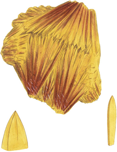 Inverse crystallized Carbonate of Lime