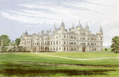 Burghley House - Picturesque Views Of Seats Of Great Britain And Ireland