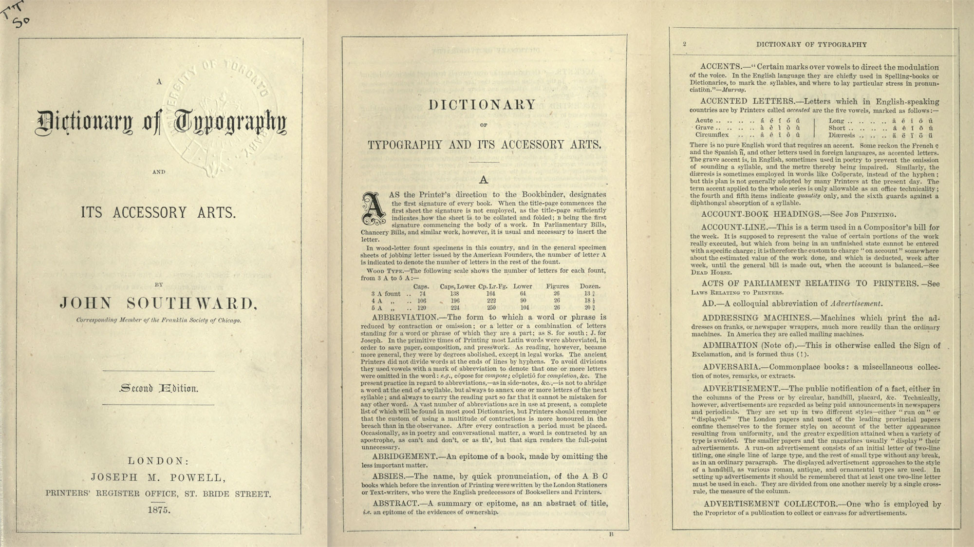 Title page and first two pages of the second edition